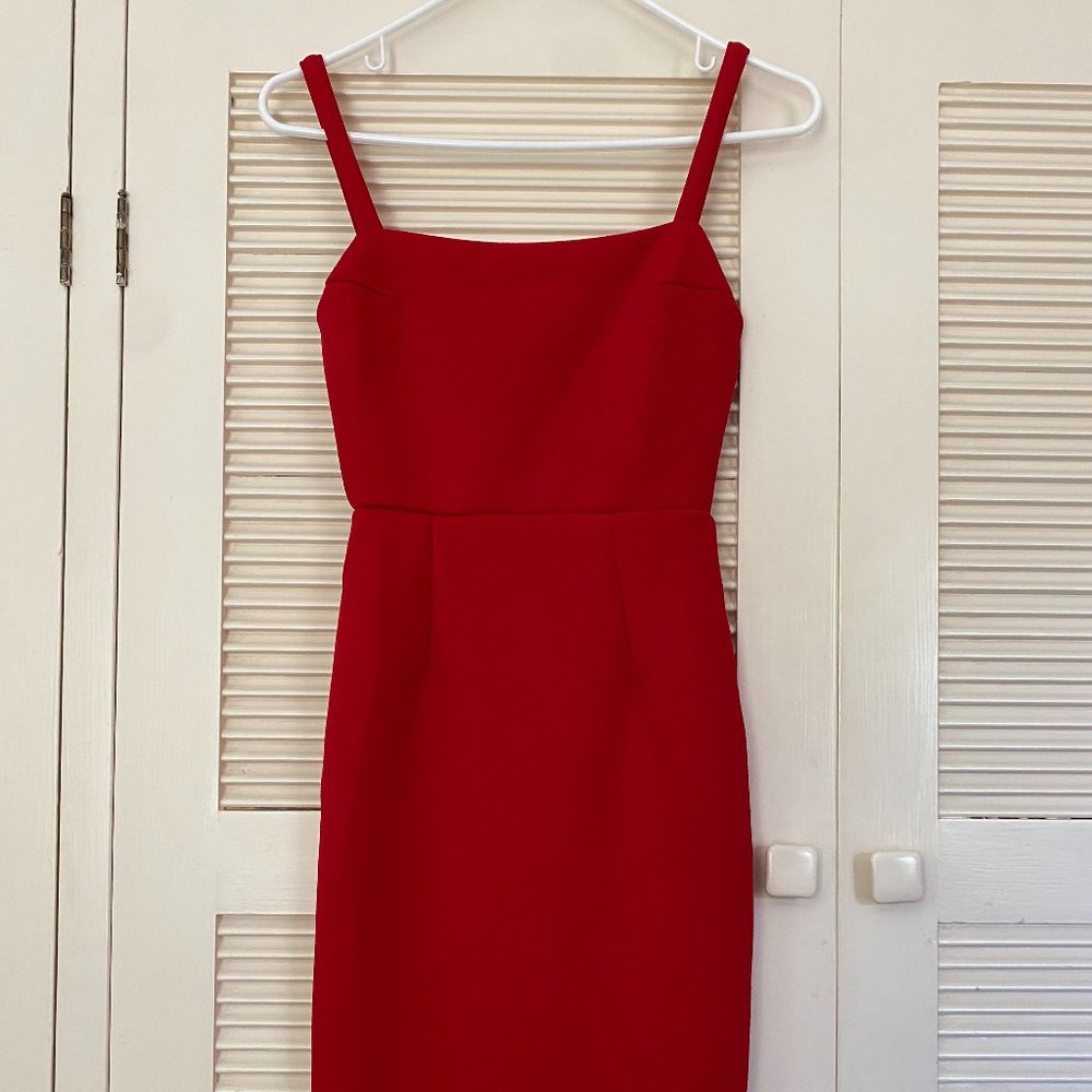 Never Been Worn Red Hello Molly Red Midi Dress
